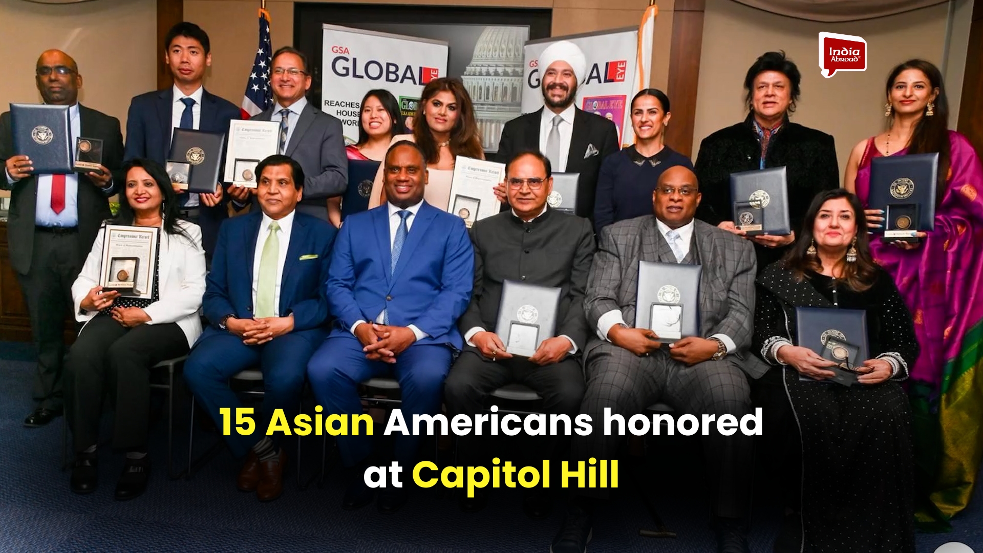 15 Asian Americans honored at Capitol Hill